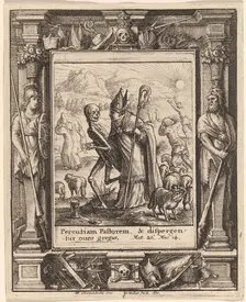 Bishop, 1651. Creator: Wenceslaus Hollar