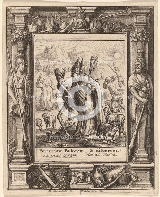 Bishop, 1651. Creator: Wenceslaus Hollar.