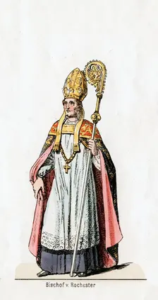 Bishop of Rochester, costume design for Shakespeare's play, Henry VIII, 19th century