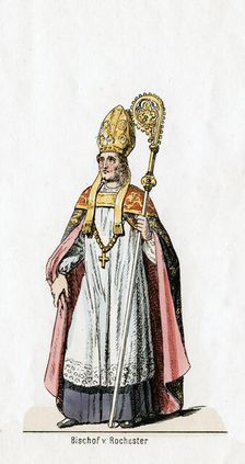 Bishop of Rochester, costume design for Shakespeare's play, Henry VIII, 19th century