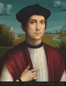 Bishop Altobello Averoldo, c. 1505. Creator: Francesco Francia