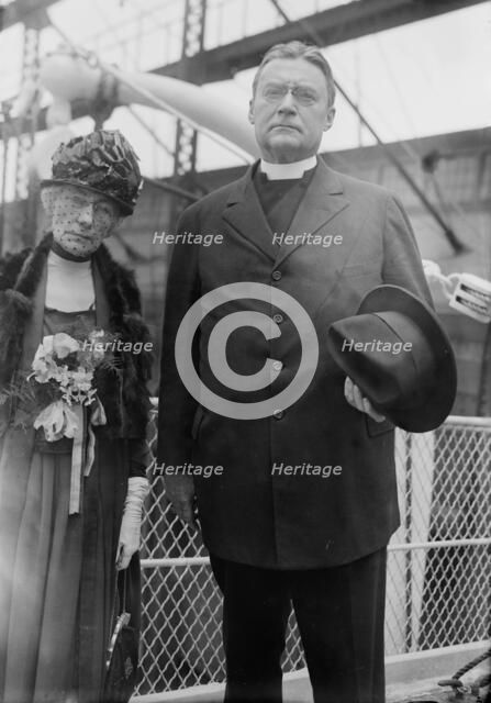 Bishop Burch & wife, between c1915 and c1920. Creator: Bain News Service.