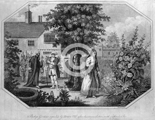 'Bishop Gardiner reproved by Henry VIII...', 1546 (18th century(?)).Artist: Saunders