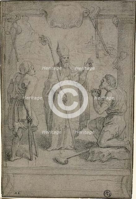 Bishop Healing the Lame, n.d. Creator: Unknown.