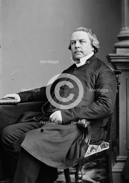 Bishop Henry W. Lee of Iowa, between 1855 and 1865. Creator: Unknown.