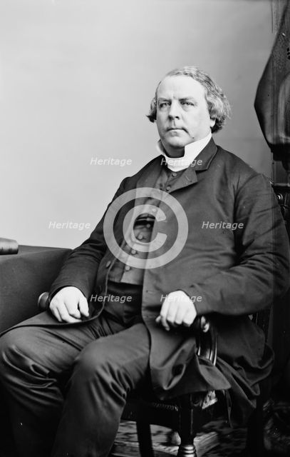 Bishop Henry W. Lee of Iowa, between 1855 and 1865. Creator: Unknown.