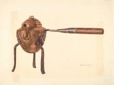 Bishop Hill: Coffee Pot, c. 1938. Creator: Hardin Walsh