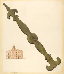 Bishop Hill: Clock Hand, 1937. Creator: Ivar Julius