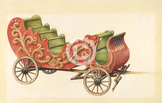 Bishop Hill: Bandwagon, c. 1939. Creator: H. Langden Brown.