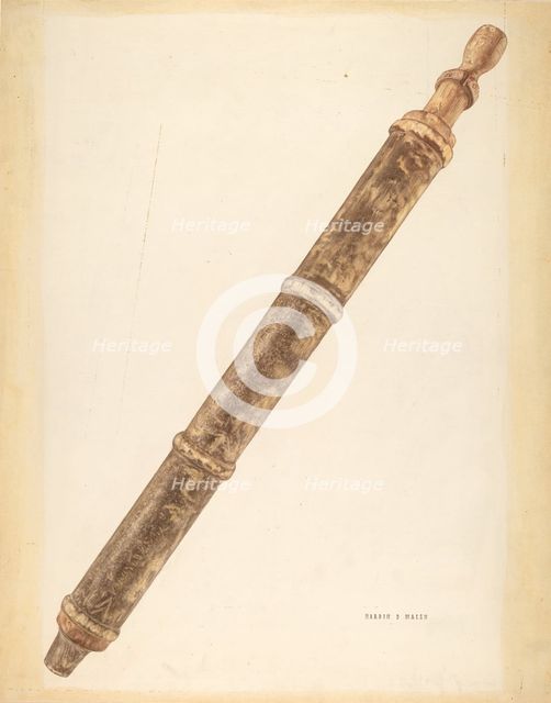 Bishop Hill: Fire Extinguisher, c. 1938. Creator: Hardin Walsh.