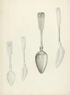 Bishop Hill: Small Spoon, c. 1939. Creators: Archie Thompson, William Ludwig