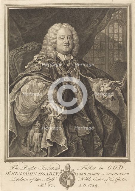 Bishop Hoadly, 1743. Creator: Bernard Baron.