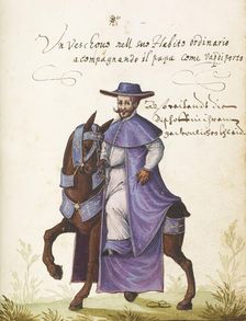 Bishop in ecclesiastical dress, c1588. Creator: Niclauss Kippell