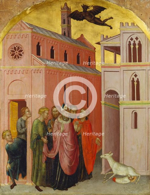 Bishop Julian’s Finding of the True Child, c1390. Creator: Martino di Bartolomeo di Biagio.