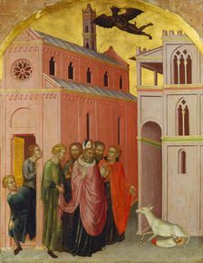 Bishop Julian’s Finding of the True Child, c1390. Creator: Martino di Bartolomeo di Biagio