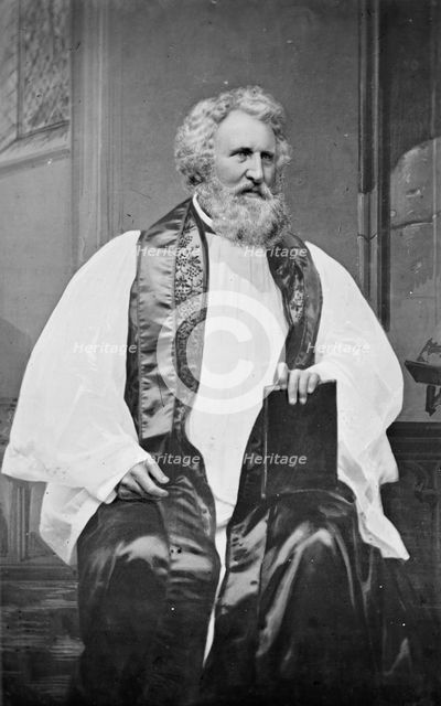 Bishop John Henry Hopkins, between 1855 and 1865. Creator: Unknown.