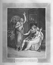 Bishop Laurentius Shewing His Cerated Body To King Edbald 1838