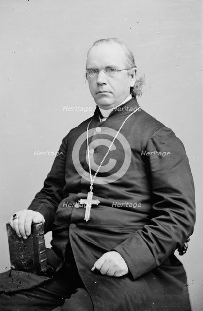 Bishop Patrick Neeson Lynch, between 1855 and 1865. Creator: Unknown.
