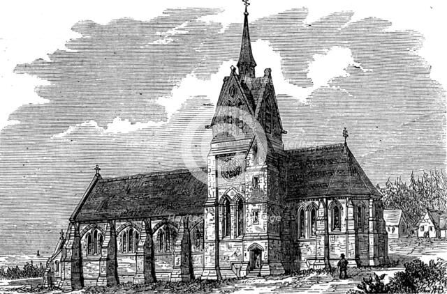 Bishop Patteson's Memorial Church, Norfolk Island, 1873. Creator: Unknown.