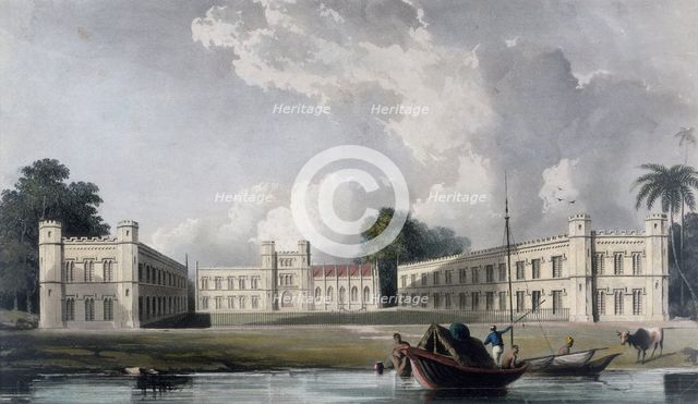 Bishop's College, Calcutta, India, early 19th century.  Creator: Unknown.