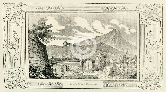 'Bishop's Palace, Monterey', 1849. Creator: Unknown.