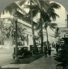 Bishop Street from the Dillingham Building, Honolulu, Hawaii c1930s. Creator: Unknown