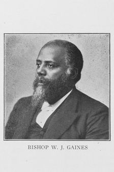 Bishop W. J. Gaines, (1921?). Creator: Unknown