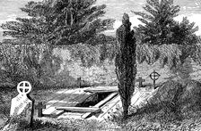 Bishop Wilberforce's grave, West Lavington, 1873. Creator: Unknown