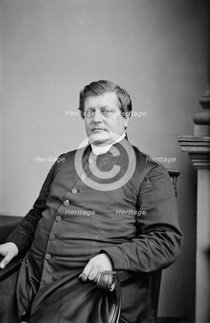 Bishop William Henry Odenheimer, between 1855 and 1865. Creator: Unknown.