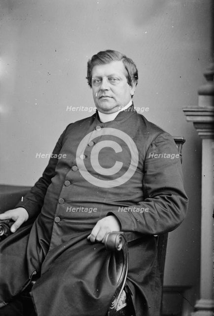 Bishop William Henry Odenheimer, between 1855 and 1865. Creator: Unknown.