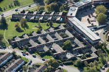 Bishopsfield, aka the Kasbah, an award winning housing estate in Harlow, Essex, 2018. Creator: Damian Grady