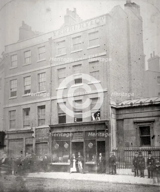 Bishopsgate, City of London, 1862. Artist: Anon