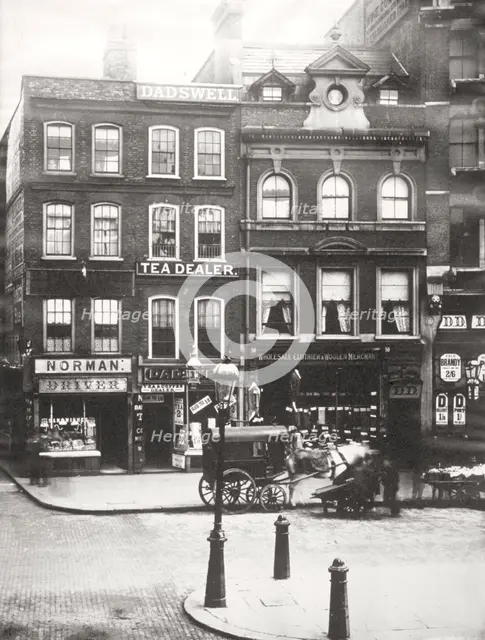 Bishopsgate, City of London, c1890. Artist: Henry Dixon