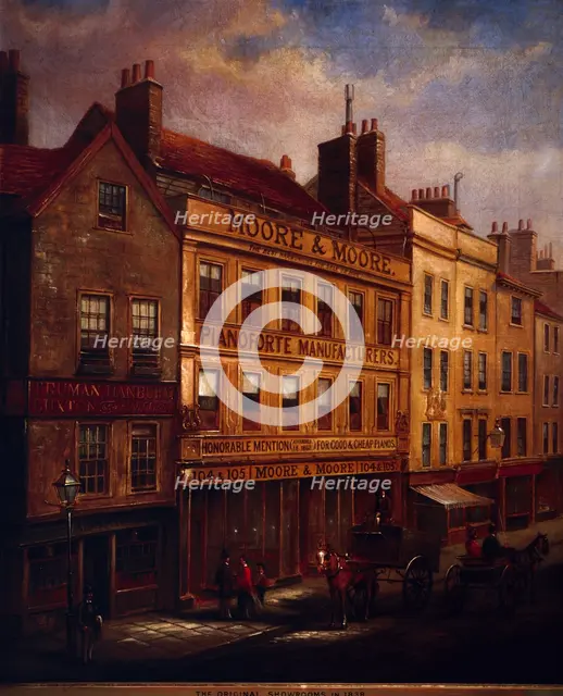 Bishopsgate, London, in 1871, (1872). Artist: Walter Riddle