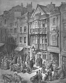 Bishopsgate Street 1872. Creator: Gustave Doré