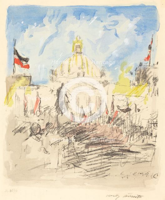Bismarckfeier (Celebration for Bismarck), 1915. Creator: Lovis Corinth.