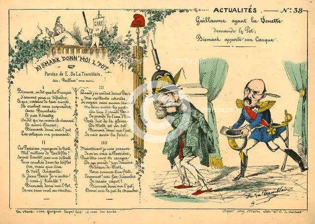 'Bismark Give Me the Pot', late 19th century. Creator: Unknown.
