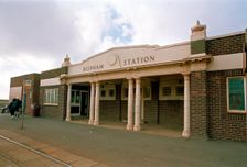 Bispham Station, Blackpool, Lancashire, 1999. Artist: P Williams