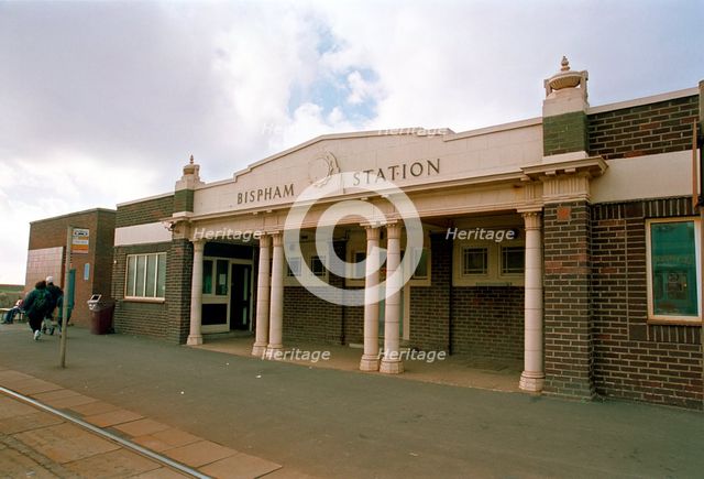 Bispham Station, Blackpool, Lancashire, 1999. Artist: P Williams