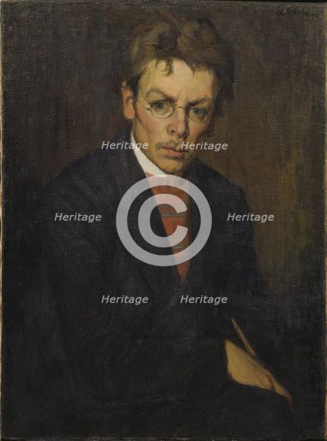 Björn Ahlgrensson, Artist, 1899. Creator: Aron Gerle.