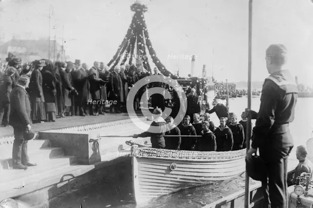 Bjornson funeral, Christiania, 1910. Creator: Bain News Service.