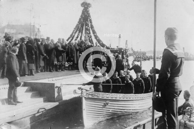 Bjornson funeral, Christiania, 1910. Creator: Bain News Service.