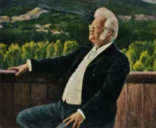 Björnstjerne Björnson 1832-1910. - Gemälde von Erik Werenskiold 1934. Creator: Unknown