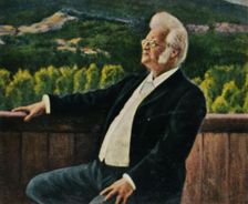 Björnstjerne Björnson 1832-1910. - Gemälde von Erik Werenskiold 1934. Creator: Unknown