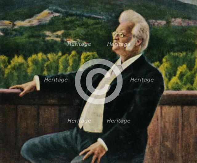 'Björnstjerne Björnson 1832-1910. - Gemälde von Erik Werenskiold', 1934. Creator: Unknown.