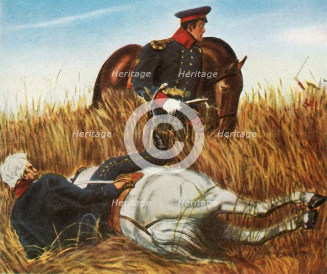 Blücher at the Battle of Ligny, 16 June 1815, (1936). Creator: Unknown.