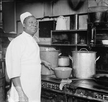 Blue Triangle Chef C.P. Harris, between 1910 and 1920. Creator: Harris & Ewing