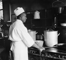 Blue Triangle Chef C.P. Harris, between 1910 and 1920. Creator: Harris & Ewing