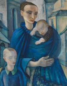 Blue Woman, before 1919. Creator: Rée, Anita (1885-1933)
