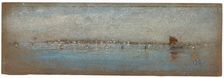 Blue and Silver - The Islands, Venice, 1879-1880. Creator: James Abbott McNeill Whistler